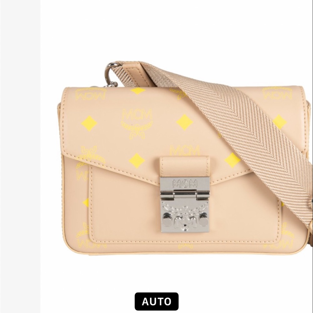 Mcm Crossbody Tan and yellow
